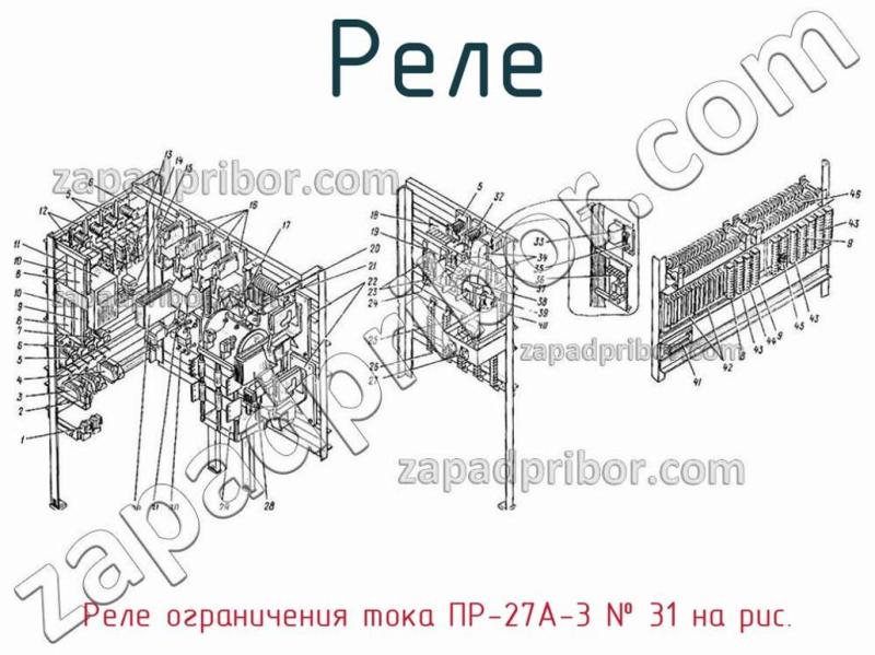 Реле Реле ограничения тока ПР-27А-3 фотография.