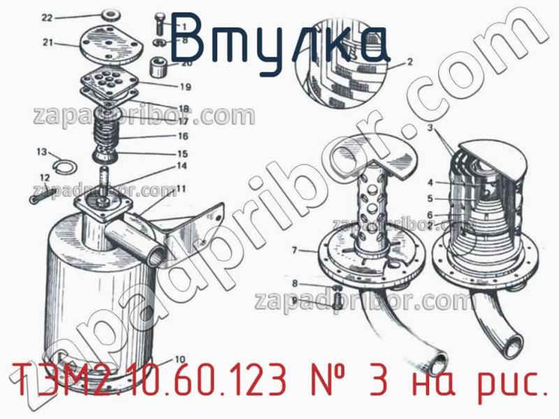 Втулка ТЭМ2.10.60.123 фотография.