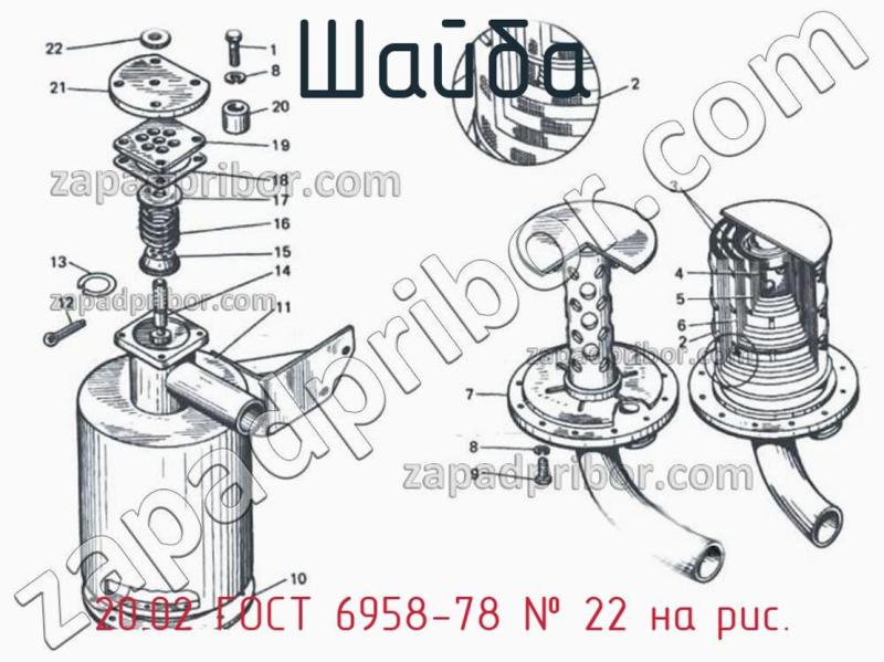 Шайба 20.02 ГОСТ 6958-78 фотография.