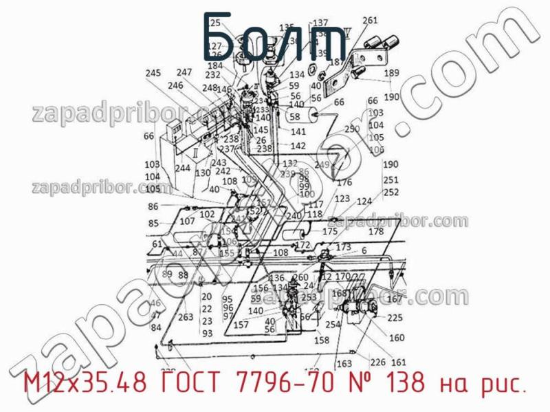 Болт М12х35.48 ГОСТ 7796-70 фотография.