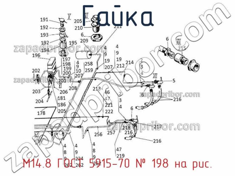 Гайка М14.8 ГОСТ 5915-70 фотография.