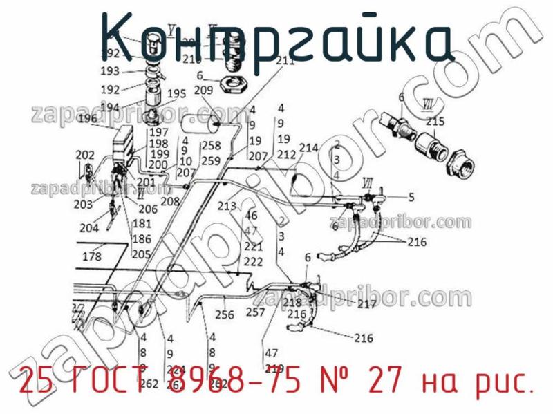Контргайка 25 ГОСТ 8968-75 фотография.