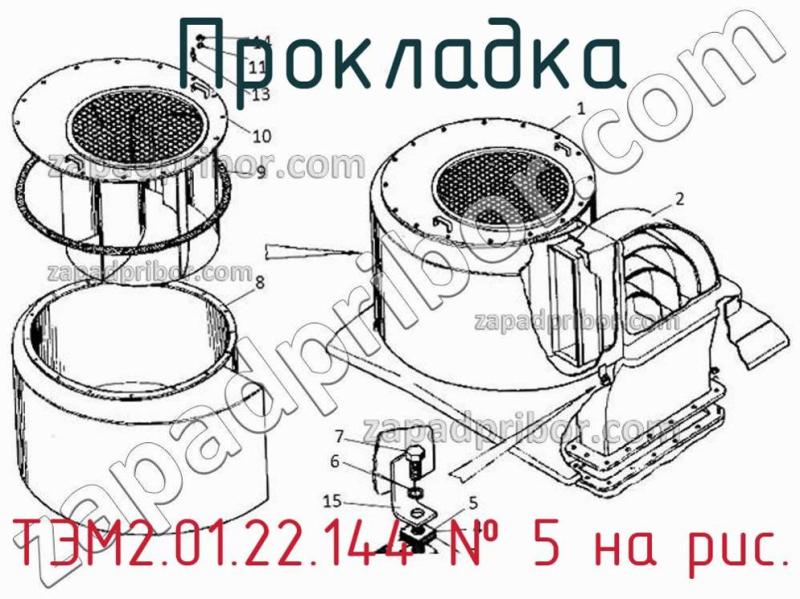 Прокладка ТЭМ2.01.22.144 фотография.