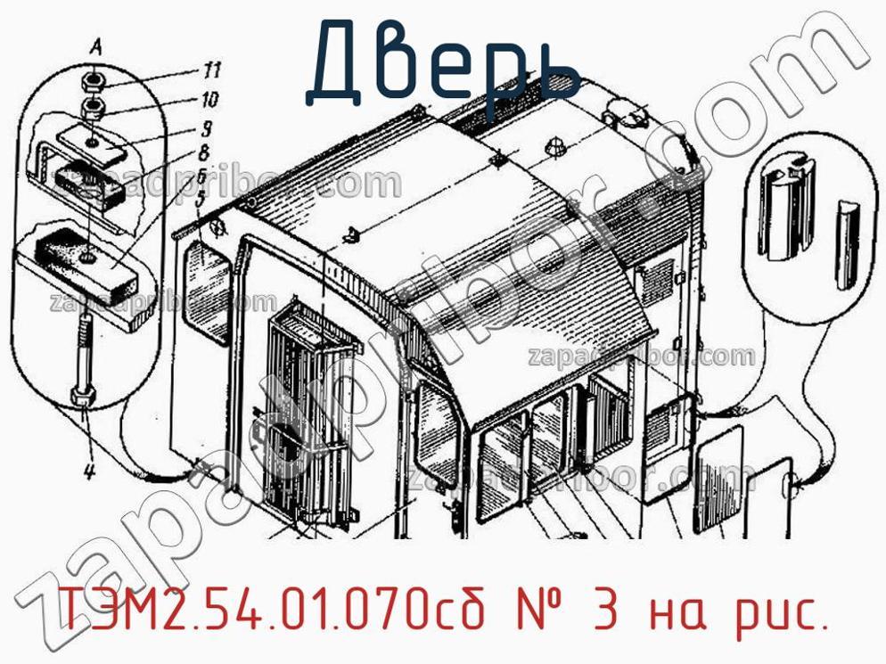 ТЭМ2.54.01.070сб - Дверь - фотография. Увеличить. ТЭМ2.54.01.070сб - Дверь - фотография.