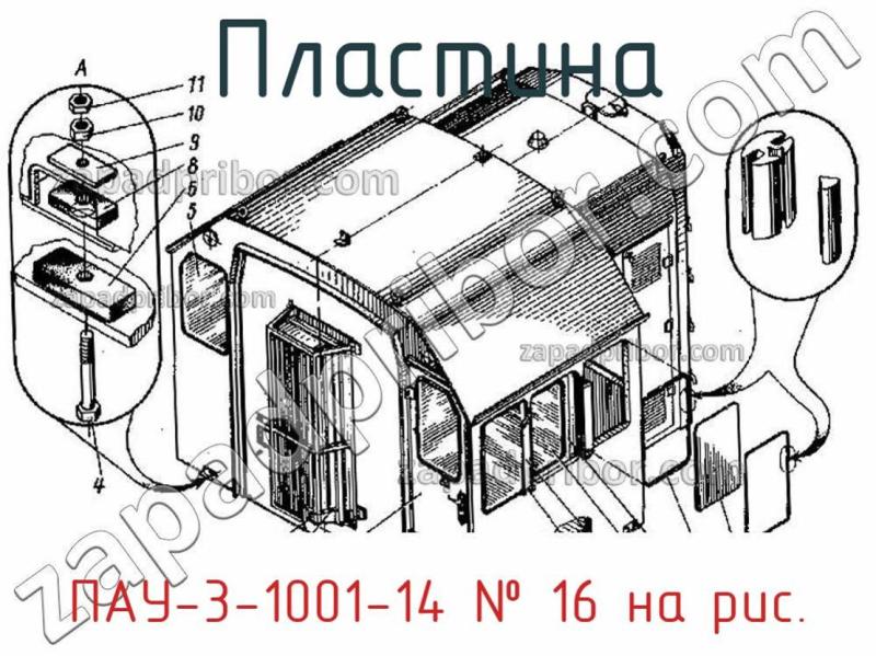 Пластина ПАУ-3-1001-14 фотография.
