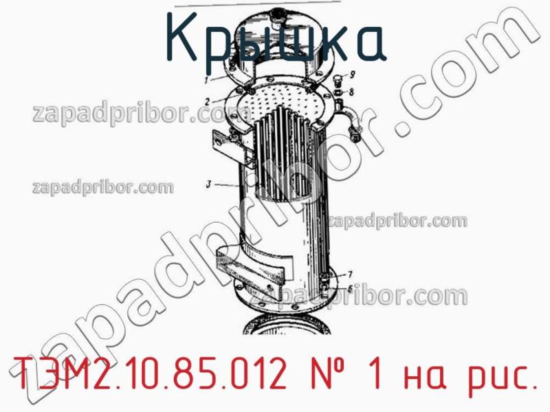 Крышка ТЭМ2.10.85.012 фотография.