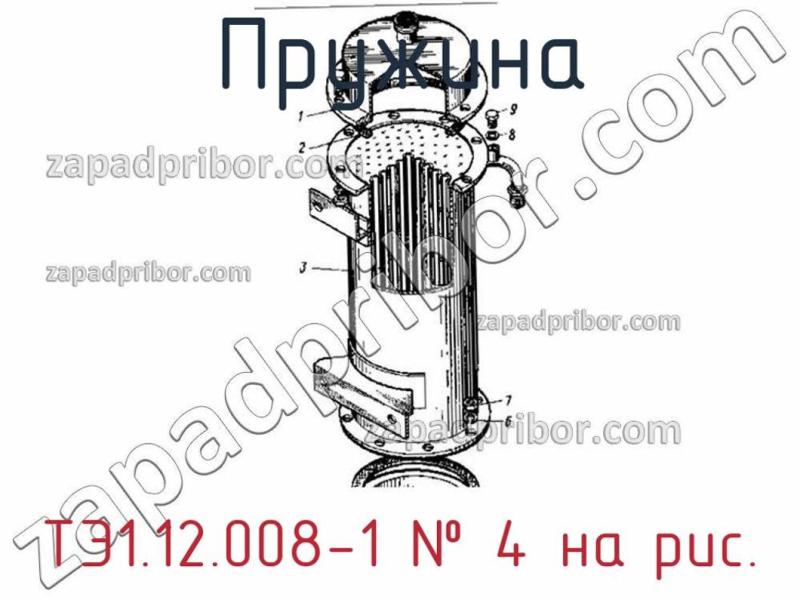 Пружина ТЭ1.12.008-1 фотография.