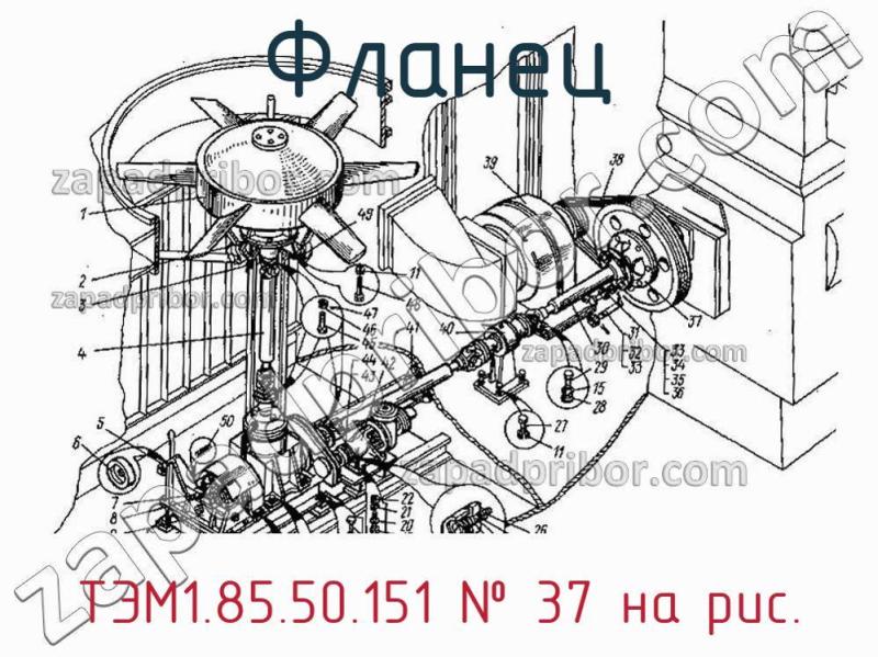Фланец ТЭМ1.85.50.151 фотография.