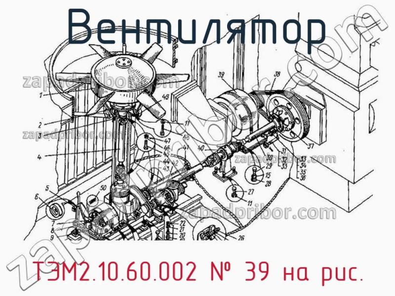 Вентилятор ТЭМ2.10.60.002 фотография.