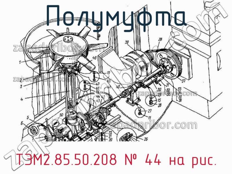 Полумуфта ТЭМ2.85.50.208 фотография.