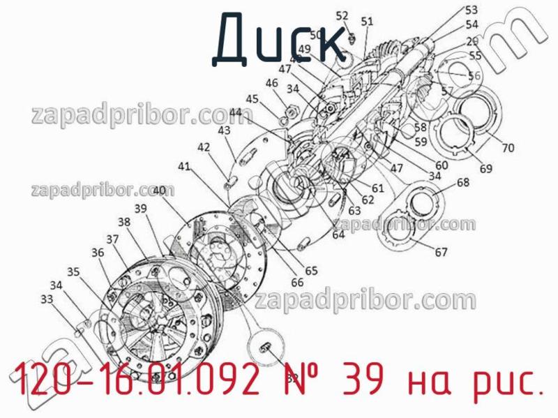 Диск 120-16.01.092 фотография.
