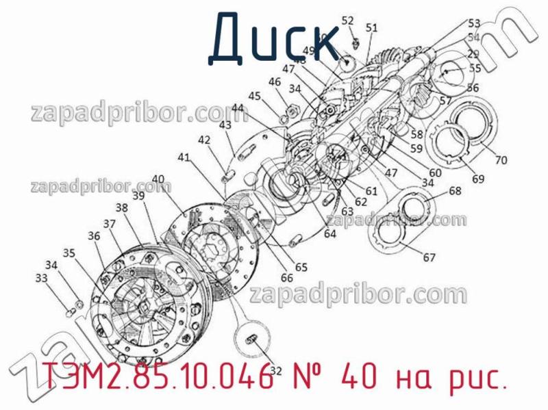 Диск ТЭМ2.85.10.046 фотография.