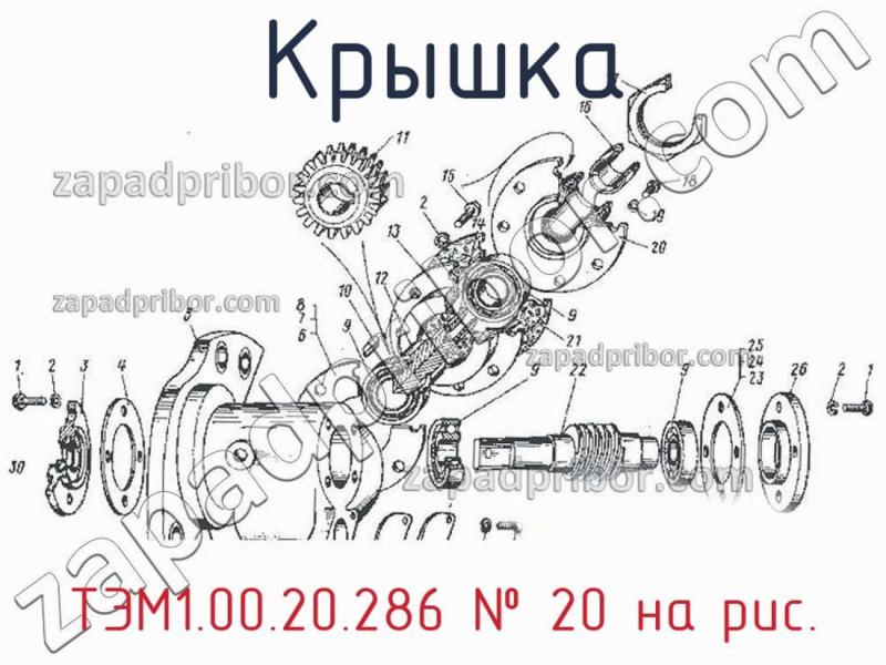Крышка ТЭМ1.00.20.286 фотография.