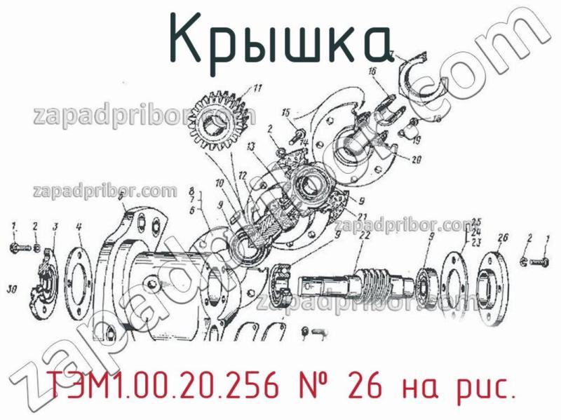 Крышка ТЭМ1.00.20.256 фотография.