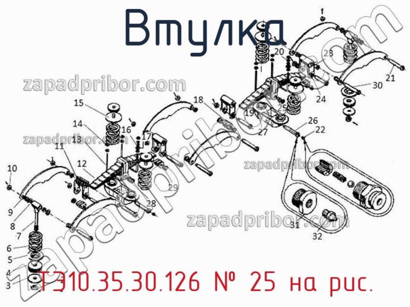 Втулка ТЭ10.35.30.126 фотография.