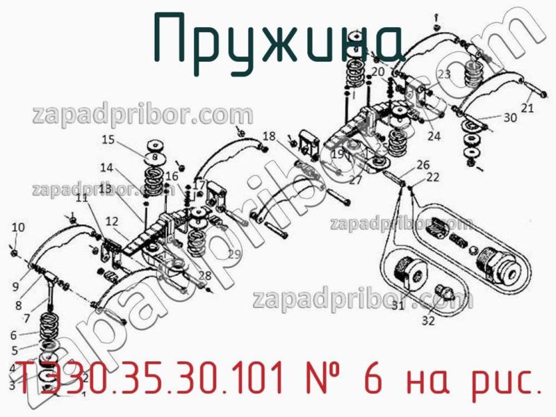 Пружина ТЭ30.35.30.101 фотография.