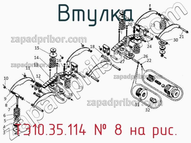Втулка ТЭ10.35.114 фотография.