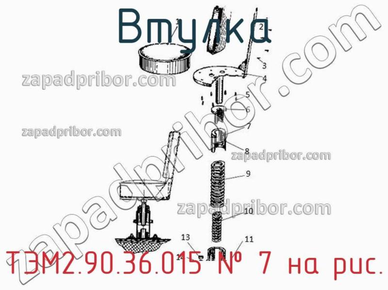 Втулка ТЭМ2.90.36.015 фотография.