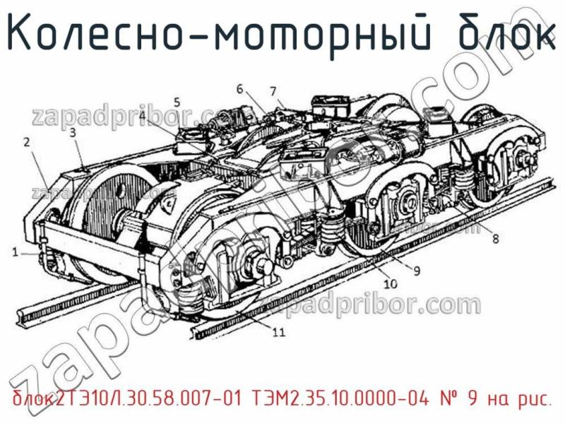Колесно-моторный блок блок2ТЭ10Л.30.58.007-01 ТЭМ2.35.10.0000-04 фотография.