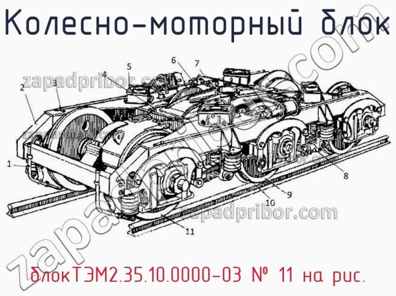 Колесно моторный блок электровоза