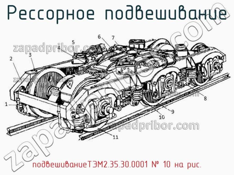 Рессорное подвешивание подвешиваниеТЭМ2.35.30.0001 фотография.
