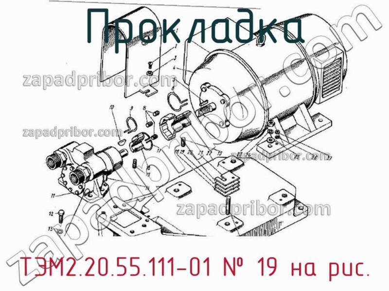 Прокладка ТЭМ2.20.55.111-01 фотография.