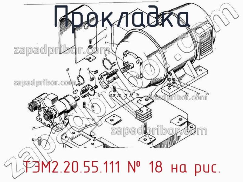Прокладка ТЭМ2.20.55.111 фотография.
