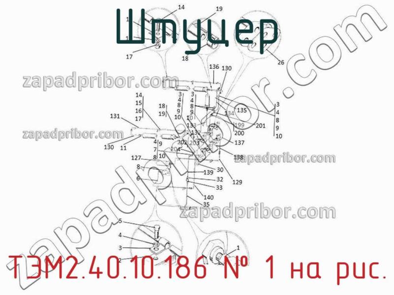 Штуцер ТЭМ2.40.10.186 фотография.