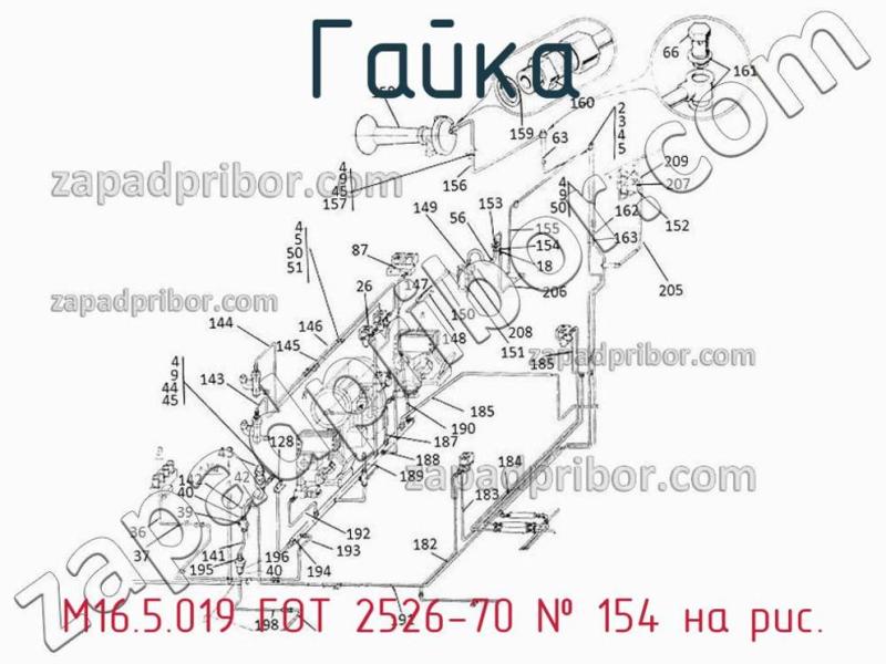 Гайка М16.5.019 ГОТ 2526-70 фотография.