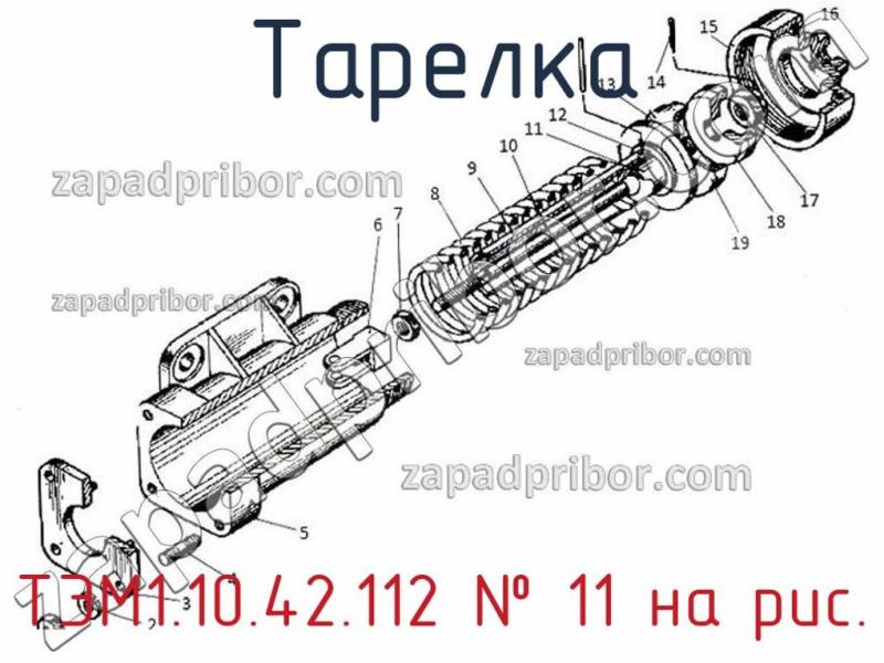 Тарелка ТЭМ1.10.42.112 фотография.