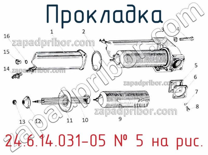 Прокладка 24.6.14.031-05 фотография.