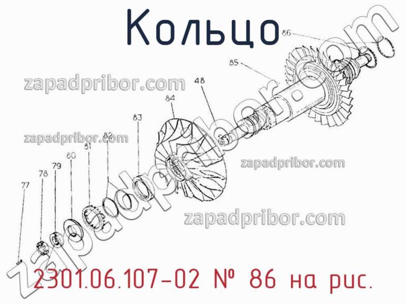 Кольцо 2301.06.107-02 фотография.