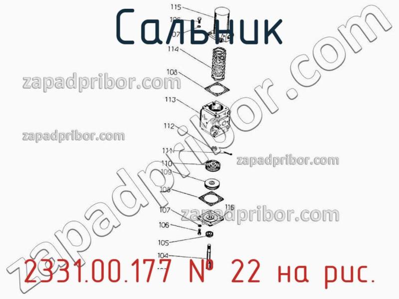 Сальник 2331.00.177 фотография.