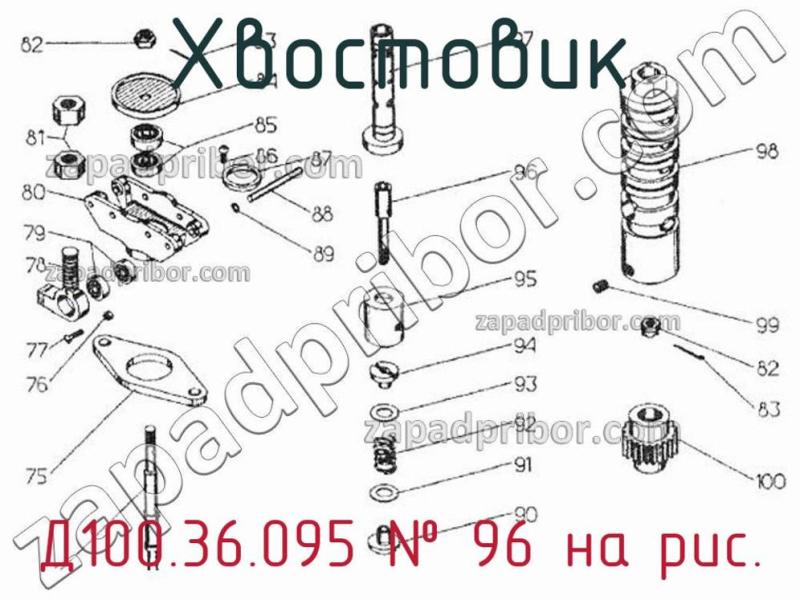 Хвостовик Д100.36.095 фотография.