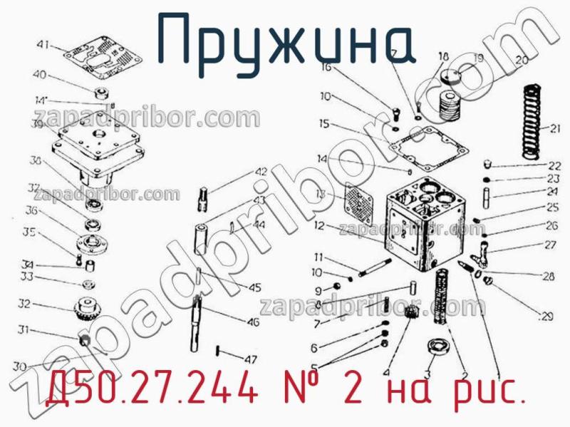 Пружина Д50.27.244 фотография.
