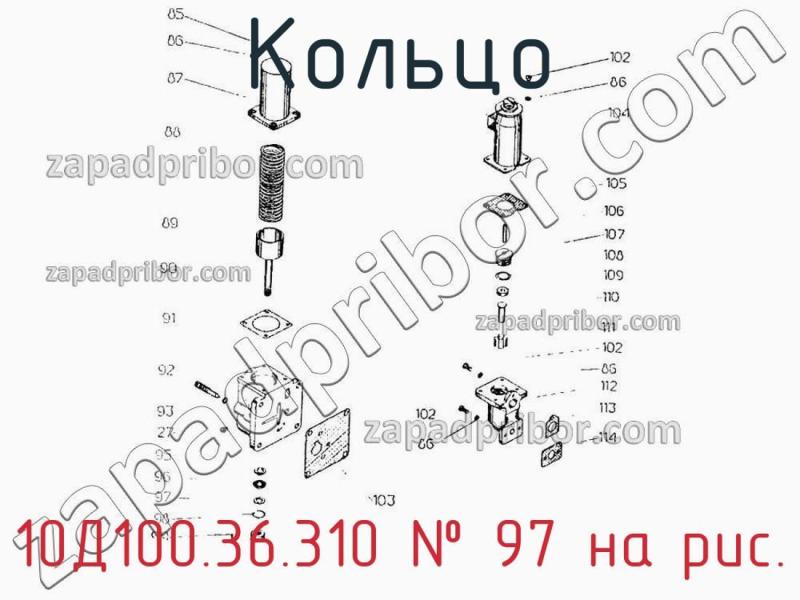 Кольцо 10Д100.36.310 фотография.