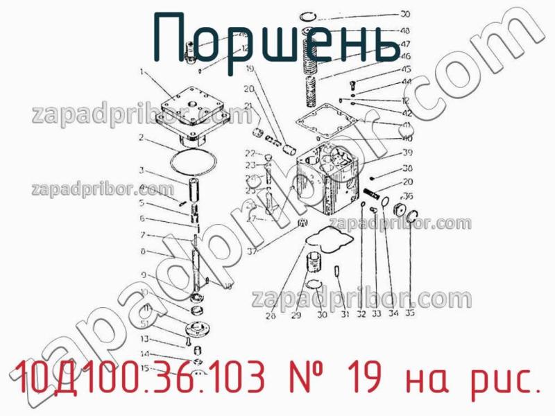 Поршень 10Д100.36.103 фотография.