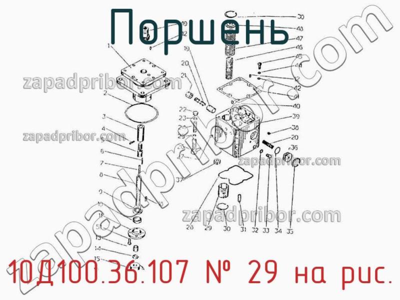 Поршень 10Д100.36.107 фотография.