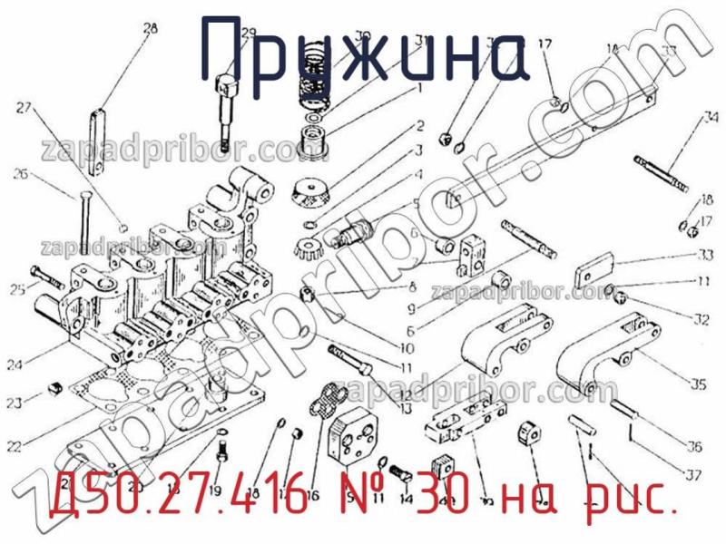 Пружина Д50.27.416 фотография.