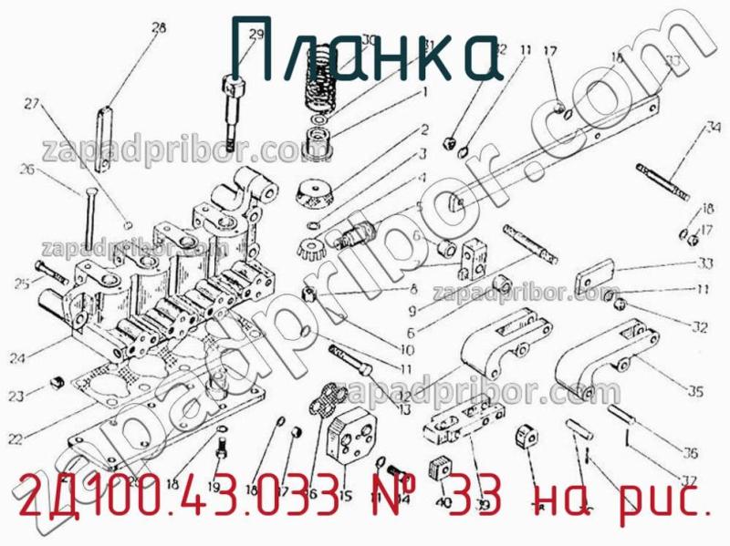 Планка 2Д100.43.033 фотография.