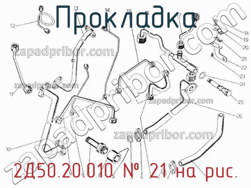 Прокладка 2Д50.20.010 фотография.