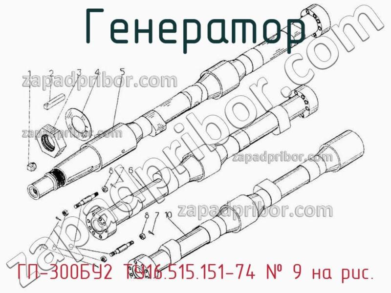 Генератор ГП-300БУ2 ТУ16.515.151-74 фотография.
