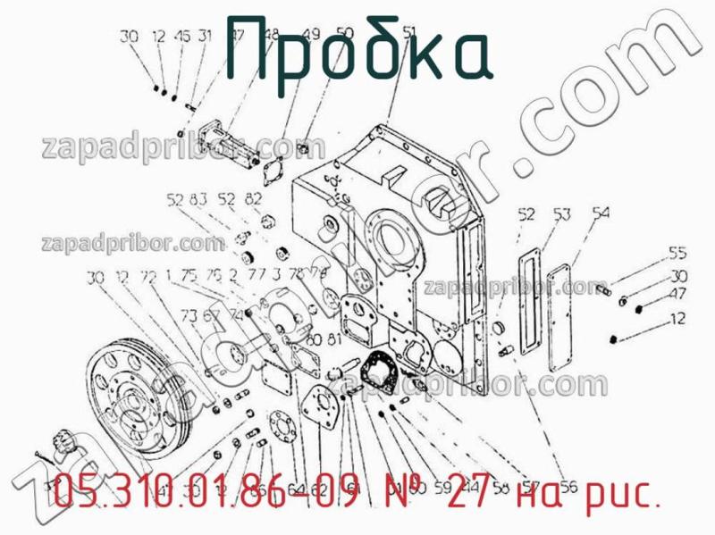 Пробка 05.310.01.86-09 фотография.