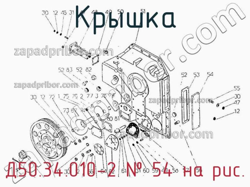 Крышка Д50.34.010-2 фотография.
