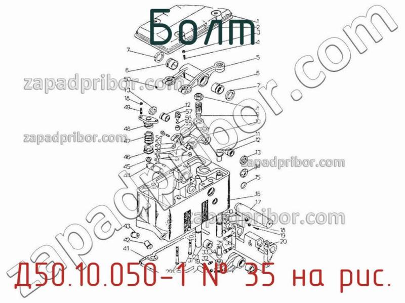 Болт Д50.10.050-1 фотография.