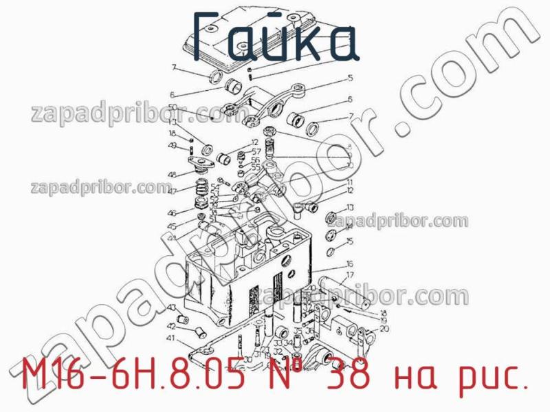 Гайка М16-6Н.8.05 фотография.