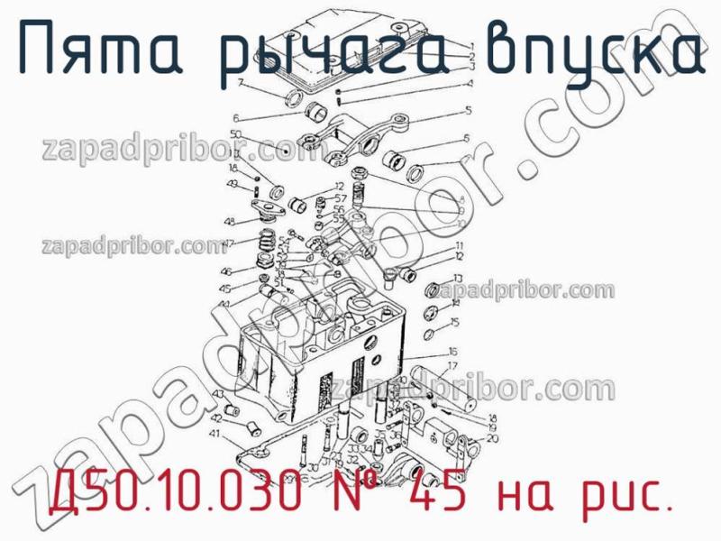 Пята рычага впуска Д50.10.030 фотография.