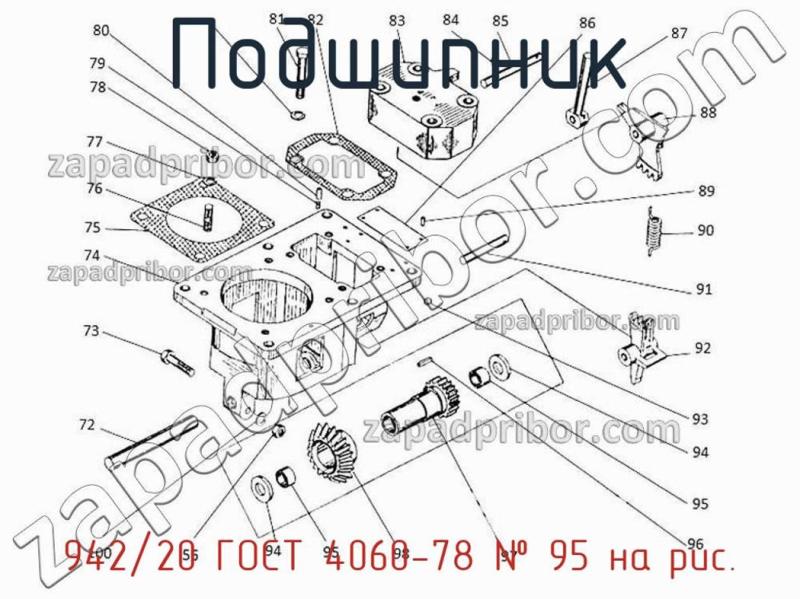 Подшипник 942/20 ГОСТ 4060-78 фотография.