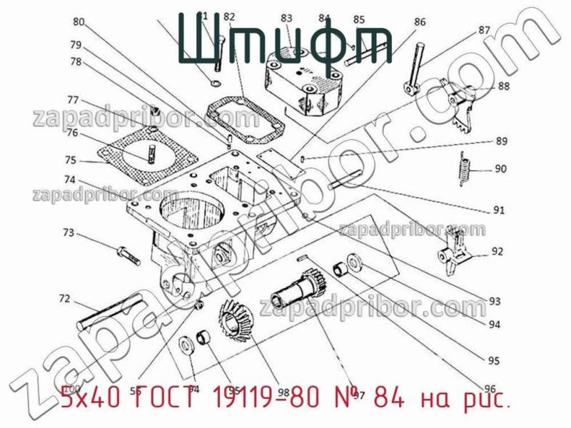 Штифт 5х40 ГОСТ 19119-80 фотография.