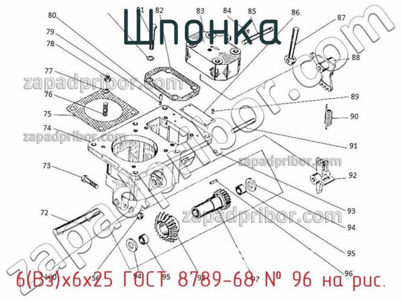 Шпонка 6(Вз)х6х25 ГОСТ 8789-68 фотография.